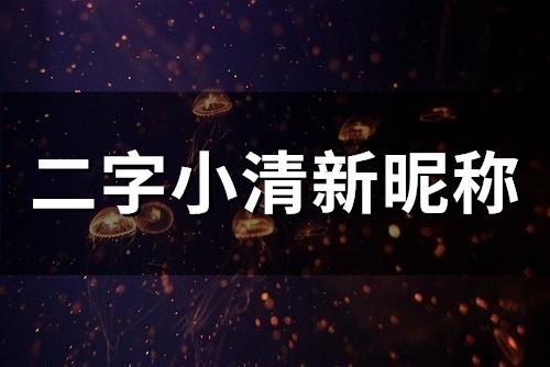 二字小清新昵称(精选90个)