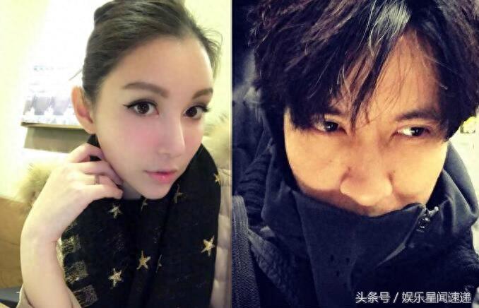 薛之谦李雨桐早年大头贴亲密合影，贴面亲吻一看就是情侣