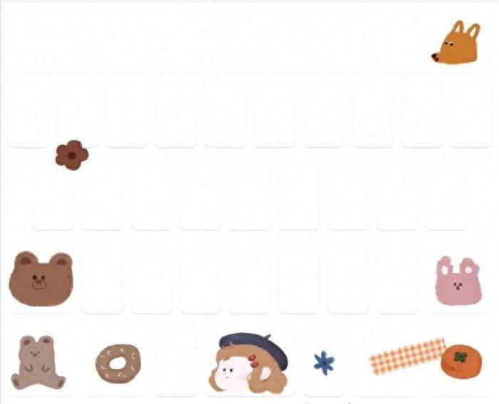 背景：输入法键盘背景图（二）