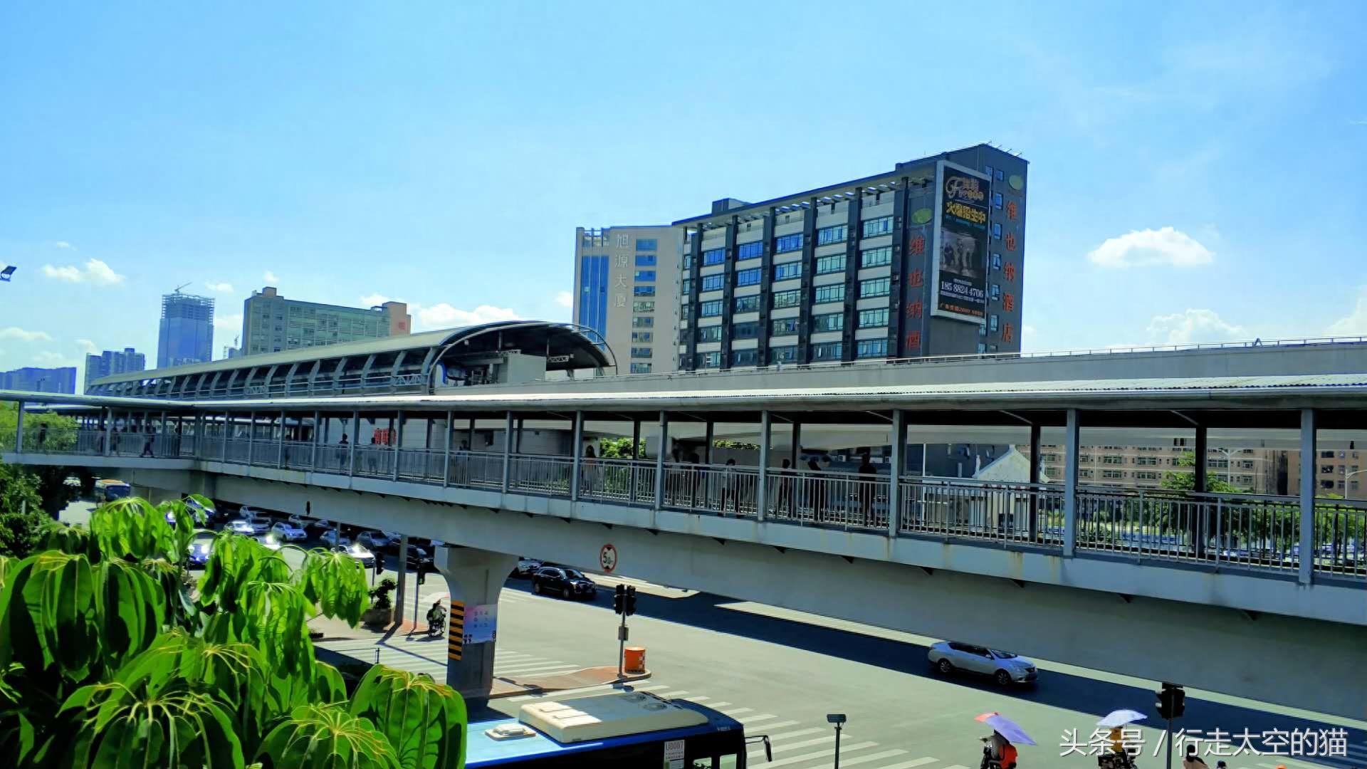 深圳地铁南联站，带领我们领略着深圳这座大都市的发展