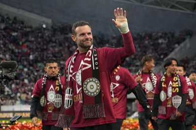 ​前曼联名将胡安·马塔离开红魔后，连续2个赛季获得联赛冠军