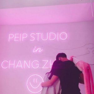 ​粉红系列的唯美情侣头像