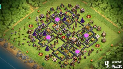 ​搞趣网：部落冲突11本护资源阵型有哪些 11本护资源阵型合集