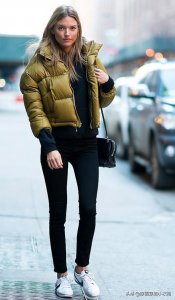 ​想要显身材？这6款短款羽绒服搭配，让造型张弛有度