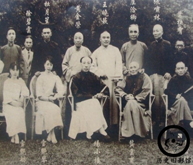 一组上海“土皇帝”杜月笙的罕见老照片:图八是其62岁时的结婚照