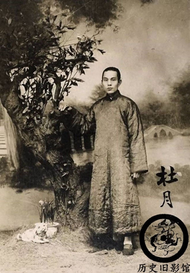 一组上海“土皇帝”杜月笙的罕见老照片:图八是其62岁时的结婚照