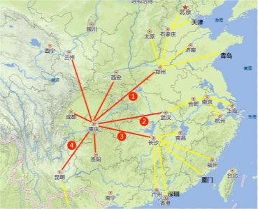 ​重庆规划和建设的高铁中，哪四条最值得期待？