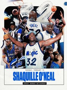 ​队史第一人！魔术将正式退役奥尼尔32号球衣