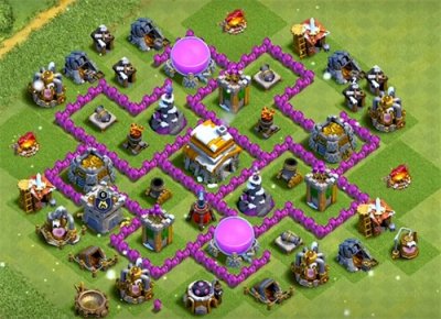 ​部落冲突最强布阵全攻略_部落冲突所有大本最强布阵攻略