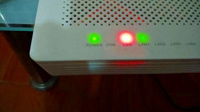 ​电信猫的光纤光信号闪红灯，这是什么原因？