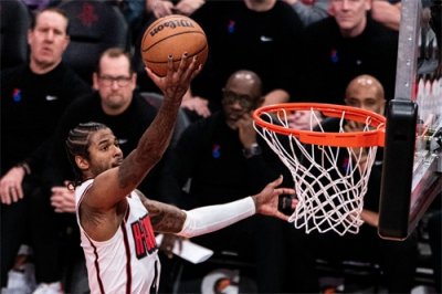 ​（体育）篮球——NBA常规赛：火箭胜76人