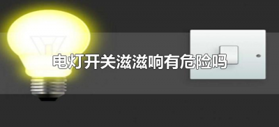 ​电灯开关滋滋响有危险吗（电灯开关滋滋响是什么原因）