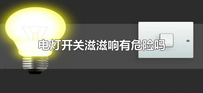 电灯开关滋滋响有危险吗 电灯开关滋滋响有危险吗