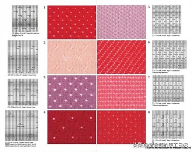 ​280个棒针编织花样，可织毛衣、围巾、包包、毯子、桌布~