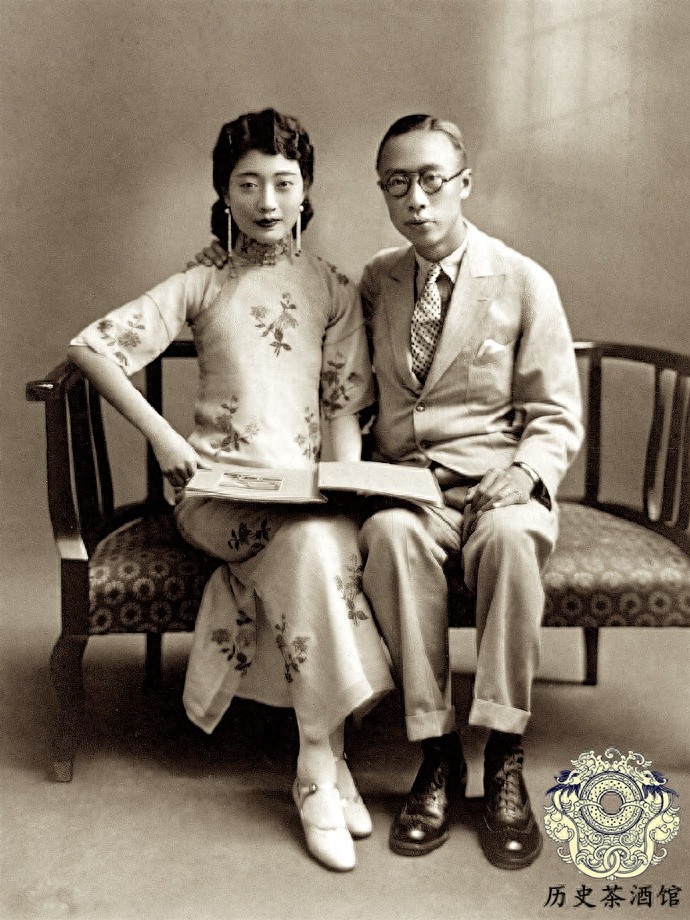 老照片还原末代皇后婉容真实样貌:图四很有气质,图七却满脸烟容