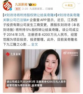 ​刘诗诗婚姻的苦，和陈妍希差不多