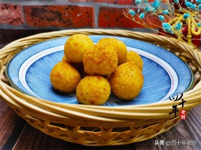 ​炸汤圆一炸就开花，多加3步，炸出的汤圆金黄酥脆，不漏馅不开花