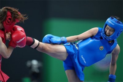 ​武术散打——女子团体半决赛赛况