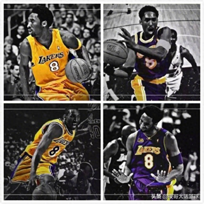 NBA传奇巨星科比.布莱恩特生涯穿过的36款球衣合集,满满的回忆