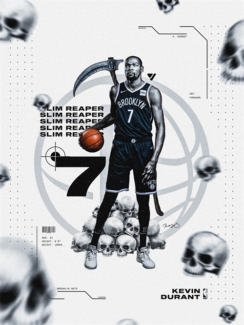 分享杜兰特、字母哥、伦纳德、库里、詹姆斯等NBA球星海报壁纸