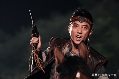​湘西花垣县大土匪头子刘湘凡，常年骑着大黑马，人称“跛脚司令”